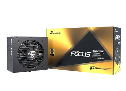 SEASONIC zdroj 750W Focus GX-750, 80+ GOLD (SSR-750FX)
