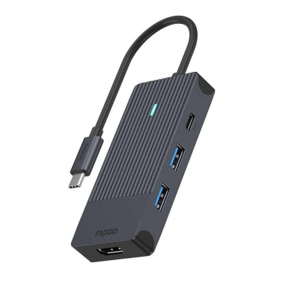 RAPOO adaptér UCM-2001, 4-in-1 USB-C Multiport Adapter RAPOO adaptér UCM-2001, 4-in-1 USB-C Multiport Adapter