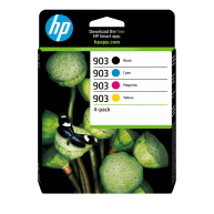 HP 903 CMYK Original Ink Cartridge 4-Pack (315 / 315 / 315 / 300 pages)
