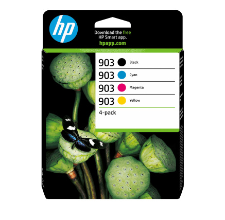 HP 903 CMYK Original Ink Cartridge 4-Pack (315 / 315 / 315 / 300 pages) HP 903 CMYK Original Ink Cartridge 4-Pack (315 / 315 / 315 / 300 pages)