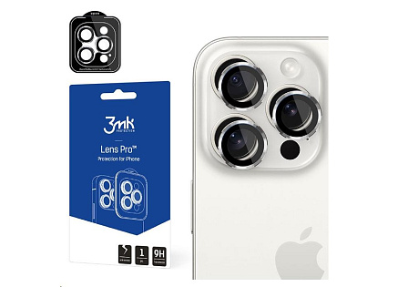 3mk Lens Protection Pro pro Apple iPhone 14 Pro / iPhone 14 Pro Max, stříbrná