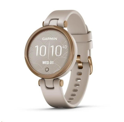 Garmin hodinky Lily Sport Rose Gold/Light Sand Silicone Band, EU