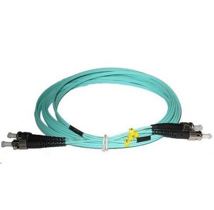 Duplexní patch kabel MM 50/125, OM3, ST-ST, LS0H, 3m