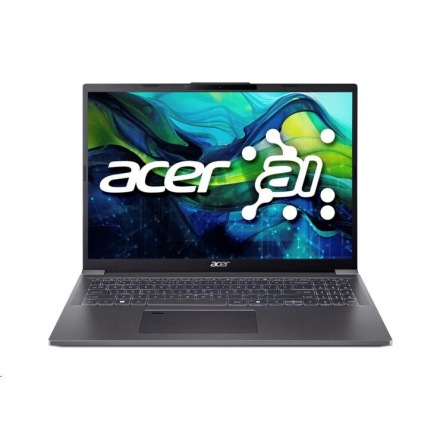 ACER NTB Aspire 16 (A16-71M-58EF),Ultra5-115U,16"WUXGA+,16GB,512GB SSD,Intel Graphics,W11H,Gray