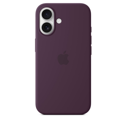 APPLE iPhone 16 Silicone Case with MagSafe - Plum APPLE iPhone 16 Silicone Case with MagSafe - Plum