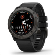 Garmin epix Pro (Gen 2) Glass - 51 mm - Gray / Black Silicone Band EU