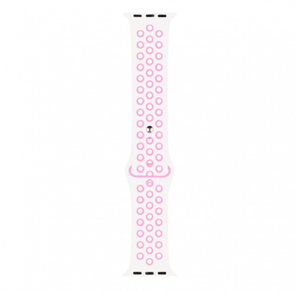 RhinoTech sportovní řemínek pro Apple Watch 42 / 44mm Bílo-růžová