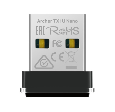 TP-Link Archer TX1U Nano WiFi6 USB adapter (AX300,2,4GHz/5GHz,USB2.0) TP-Link Archer TX1U Nano WiFi6 USB adapter (AX300,2,4GHz/5GHz,USB2.0)