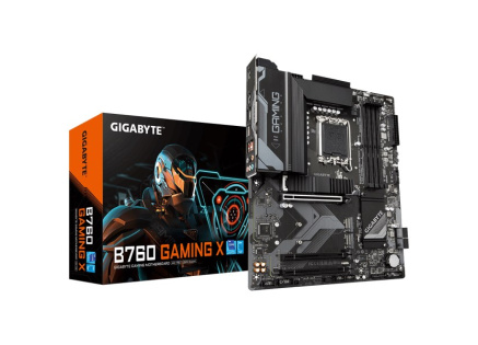 GIGABYTE MB Sc LGA1700 B760 GAMING X, 4xDDR5, 1xDP, 1xHDMI