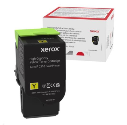 Xerox Yellow High-Capacity toner pro C31x (5 500 stran) Xerox Yellow High-Capacity toner pro C31x (5 500 stran)