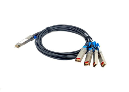 QNAP CAB-DAC15M-Q28B4 DAC twinax kabel (1,5m,1xQSFP28,4xSFP28) QNAP CAB-DAC15M-Q28B4 DAC twinax kabel (1,5m,1xQSFP28,4xSFP28)