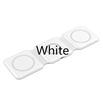 1stCOOL bezdrátová přenosná QI nabíječka 3v1, MagSafe, USB-C, bílá 1stCOOL bezdrátová přenosná QI nabíječka 3v1, MagSafe, USB-C, bílá