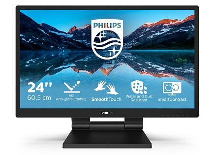 Philips MT 23,8" 242B9TL - 1920x1080,IPS,60Hz,Dotykový,D-Sub,DVI,HDMI,DP,USBhub,Repro