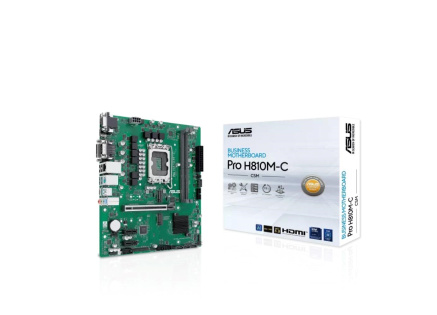 ASUS MB Sc LGA1851 PRO H810M-C-CSM, 2xDDR5, 1xDP, 1xHDMI, 1xVGA, 1xDVI-D, mATX