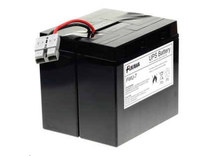 Baterie - FUKAWA FWU-7 náhradní set baterií za RBC7 (12V/18Ah, 2ks), životnost 5let
