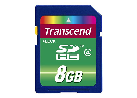 TRANSCEND SDHC karta 8GB Class 4