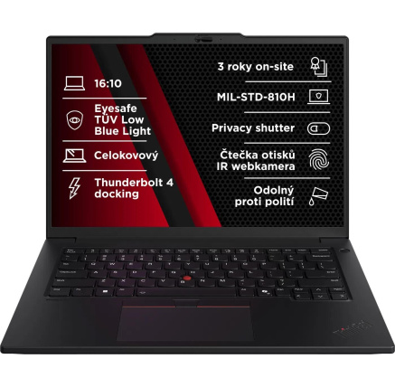 LENOVO NTB ThinkPad/Workstation P14s G5 - Ultra7 155H,14.5" WUXGA,16GB,512SSD,RTX 500 Ada 4GB,IRcam,W11P