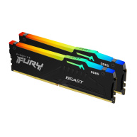 KINGSTON DIMM DDR5 32GB (Kit of 2) 6800MT/s CL34 Non-ECC FURY Beast RGB EXPO, Černá