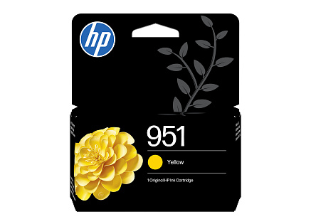 HP 951 Yellow Original Ink Cart, CN052AE (700 pages)