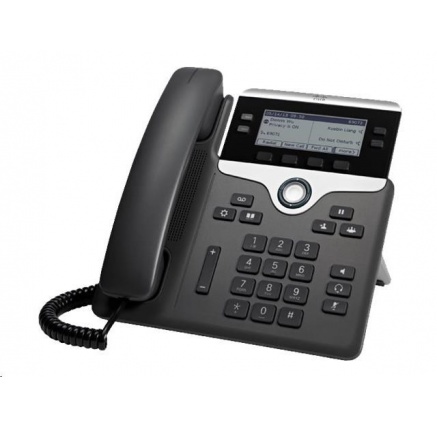 Cisco CP-7841-3PCC-K9=, VoIP telefon, 4line, 2x10/100/1000, displej, PoE
