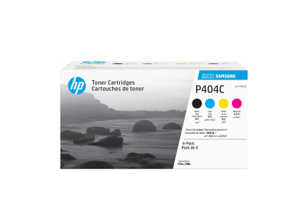 HP - Samsung CLT-P404C 4-pk CYMK Toner Crt (1,500 / 1,000 pages)