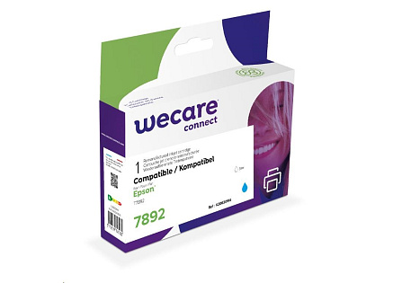WECARE ARMOR cartridge pro Epson WorkForce Pro WF-5110, 5190, 5620, 5690 (C13T789240), modrá/cyan, 38ml, 4000str