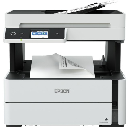 EPSON tiskárna ink EcoTank Mono M3180, 4v1, A4, 39ppm, Ethernet, Wi-Fi, Duplex, LCD, ADF,Záruka 5 let  po registraci