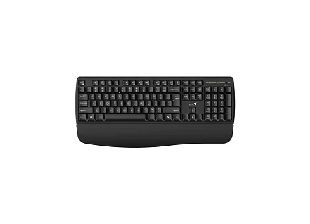 GENIUS Klávesnice KB-7123, membránová, bezdrátová, CZ+SK layout, Copilot klávesa, Ergo předložka, černá