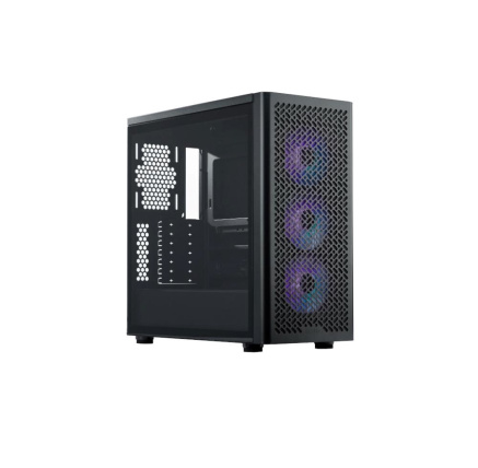 Cooler Master case Elite 502, Průhledná bočnice, ATX, 3x 120mm ARGB Fan, černá