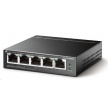 TP-Link switch TL-SF1005LP (5x100Mb/s, 4xPoE, 41W, fanless)
