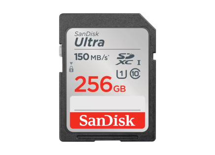 SanDisk SDXC karta Ultra 256GB (150MB/s)