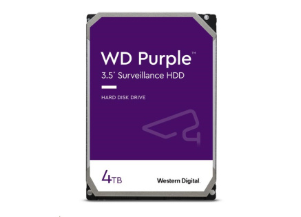 WD PURPLE WD43PURZ 4TB, SATA III 3.5", 256MB, 175MB/s, Low Noise, CMR WD PURPLE WD43PURZ 4TB, SATA III 3.5", 256MB, 175MB/s, Low Noise, CMR