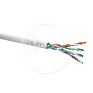 Instalační kabel Solarix UTP, Cat5E, drát, PVC, box 305m SXKD-5E-UTP-PVC
