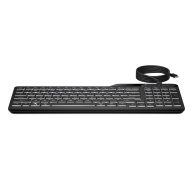 HP 400 Backlit Wired Keyboard - drátová podsvícená klávesnice CZ/SK