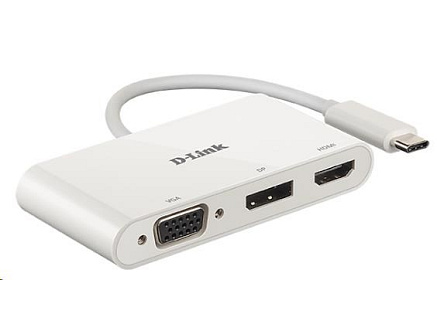 D-Link DUB-V310 3-in-1 USB-C to HDMI/VGA/DisplayPort Adapter D-Link DUB-V310 3-in-1 USB-C to HDMI/VGA/DisplayPort Adapter