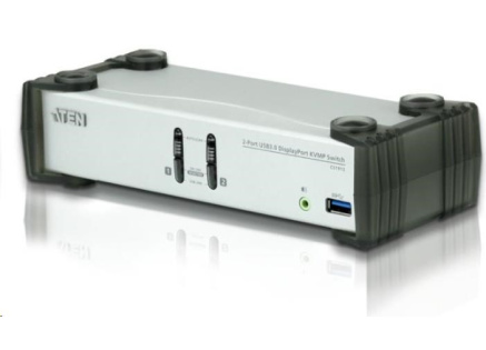 ATEN 2-port DisplayPort KVMP USB3.0, audio