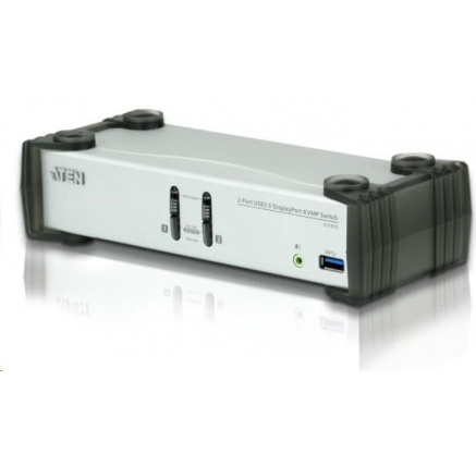 ATEN 2-port DisplayPort KVMP USB3.0, audio