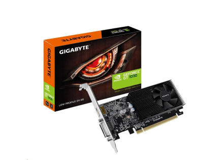 GIGABYTE VGA NVIDIA GeForce GT 1030 Low Profile D4 2G, 2G DDR4, 1xHDMI, 1xDVI