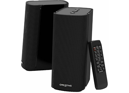 Creative T100 Bluetooth aktivní 2.0 reproduktory s optickým vstupem, Hi-Fi , DO, kompaktní, černé Creative T100 Bluetooth aktivní 2.0 reproduktory s optickým vstupem, Hi-Fi , DO, kompaktní, černé