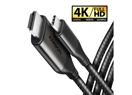 AXAGON RVC-HI2MC, USB-C -> HDMI 2.0a redukce / kabel 1.8m, 4K/60Hz HDR10