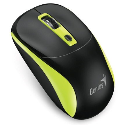GENIUS myš NX-7123/ 1200 dpi/ bezdrátová/ Copilot/ černo-zelená