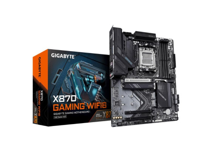 GIGABYTE MB Sc AM5 X870 GAMING WF6, AMD X870, 4xDDR5, 1xHDMI, 2xUSB4, WiFi