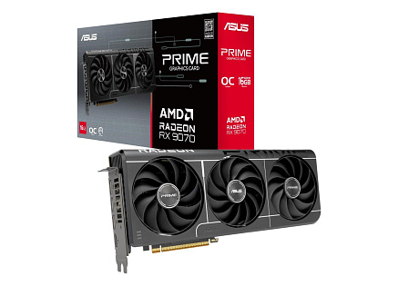 ASUS VGA AMD Radeon RX 9070 PRIME OC EVO 16GB, RX 9070, 16GB GDDR6, 3xDP, 1xHDMI