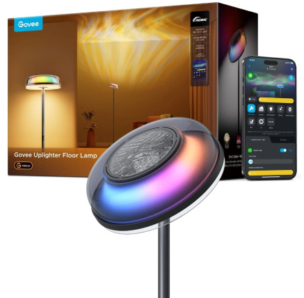 Govee Uplighter RGBICWW stojací lampa Matter