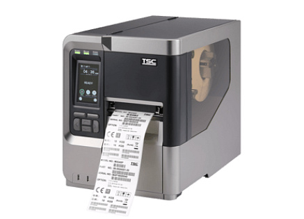 TSC MX341P, 12 dots/mm (300 dpi), disp., RTC, USB, USB Host, RS232, Ethernet