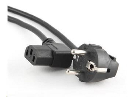 GEMBIRD Kabel napájecí pravoúhlý VDE 220/230V 1,8m