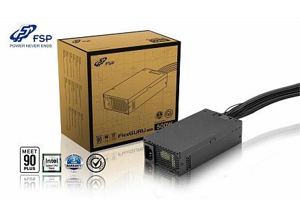 Fortron zdroj 500W Flex ATX FlexGURU PRO 500, 80PLUS GOLD Fortron zdroj 500W Flex ATX FlexGURU PRO 500, 80PLUS GOLD