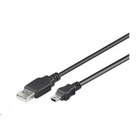 PREMIUMCORD Kabel USB 2.0 A-Mini B (5pin) propojovací 0,2m PREMIUMCORD Kabel USB 2.0 A-Mini B (5pin) propojovací 0,2m