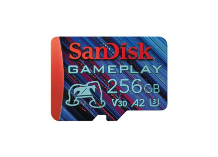 SanDisk MicroSDXC karta 256GB GamePlay (R:190/W:130 MB/s, UHS-I, V30, A2)