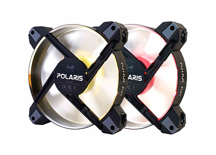 IN WIN ventilátor Polaris RGB Aluminium (twin pack)